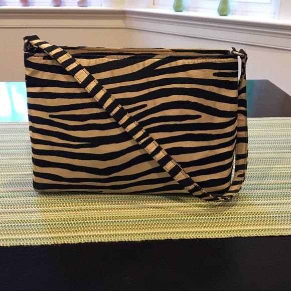kate spade Bags Vintage Kate Spade Zebra Fabric Shoulder Bag Poshmark